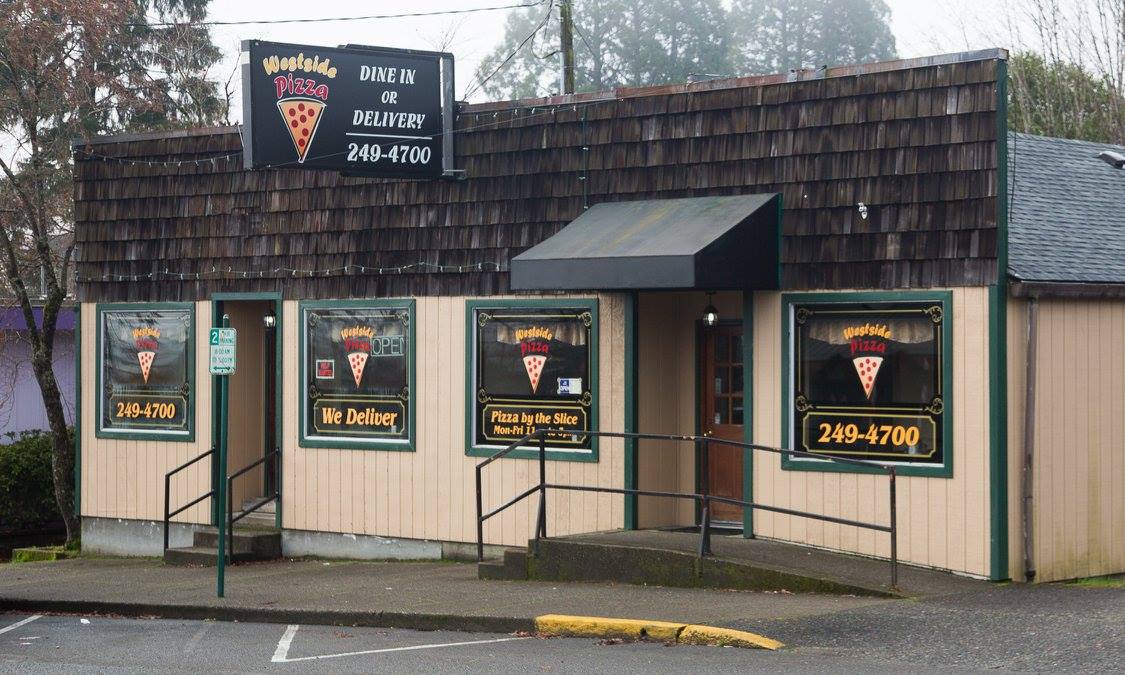 Montesano Westside Pizza Store front from the street