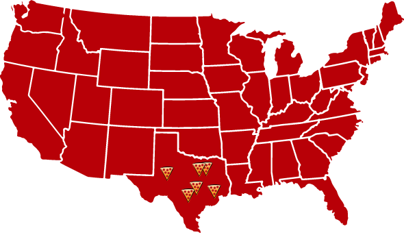 pizza franchise map
